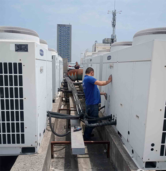 宿迁中央空调制热和不制冷系统维修方法